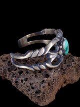 Navajo Emerald Valley Turquoise Sterling Silver Cuff Bracelet