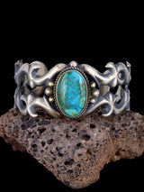 Navajo Turquoise Sterling Silver Cuff Bracelet