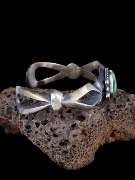 Navajo Emerald Valley Turquoise Sterling Silver Cuff Bracelet