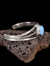 Pulsera de puño turquesa Kingman de joyería nativa americana