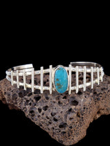 Bijoux amérindiens Bracelet manchette Kingman Turquoise