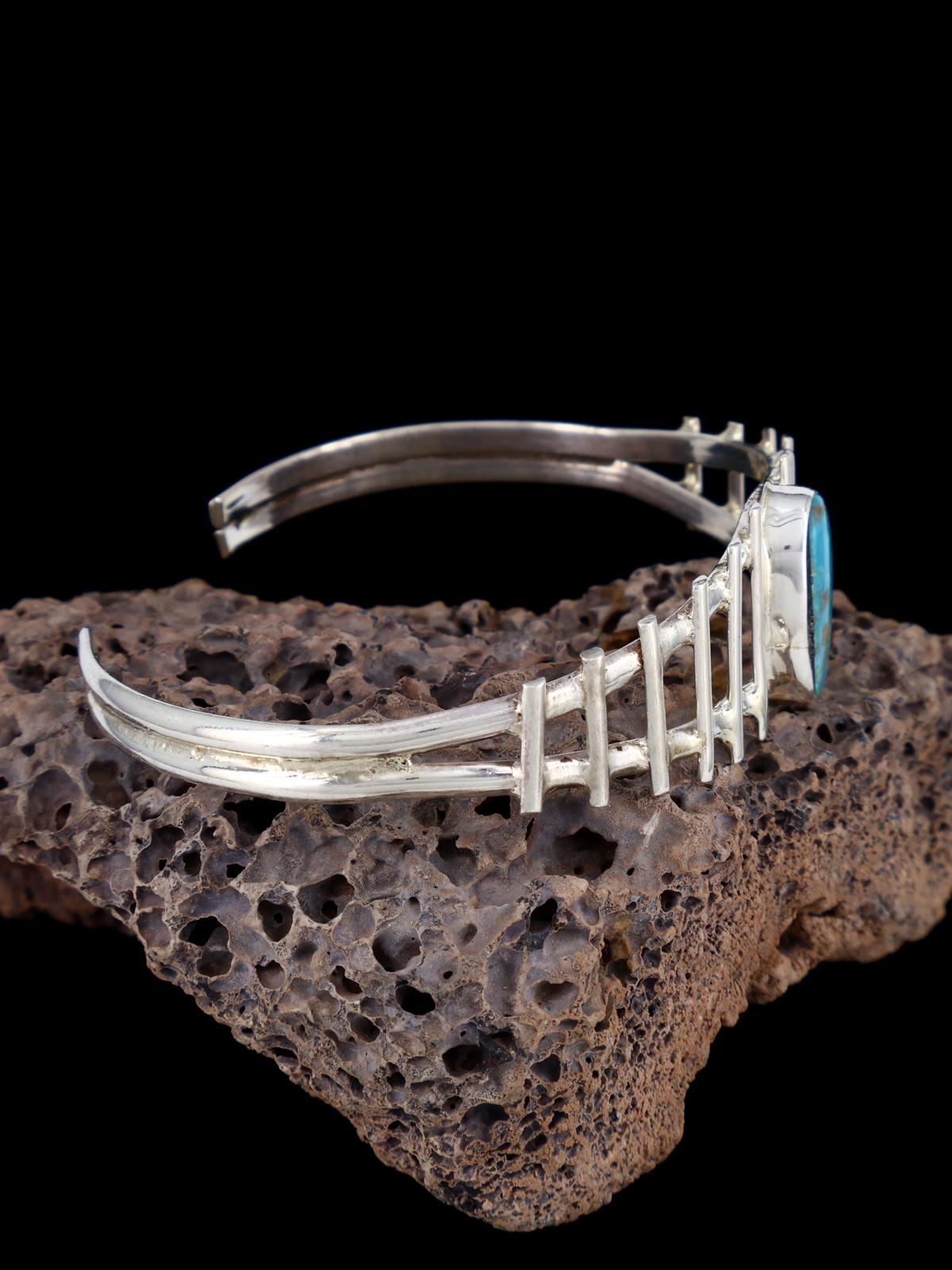 Bijoux amérindiens Bracelet manchette Kingman Turquoise