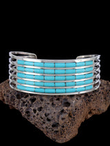 Native American Zuni Turquoise Inlay Bracelet