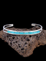 Native American Zuni Turquoise Inlay Bracelet