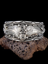 Native American Jewelry Sterling Silver Cuff Bracelet