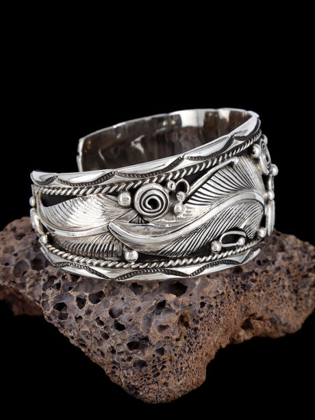 Native American Jewelry Sterling Silver Cuff Bracelet