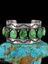 Native American Jewelry Sonoran Gold Turquoise Cuff Bracelet - PuebloDirect.com
