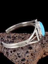 Native American Sterling Silver Turquoise Cuff Bracelet