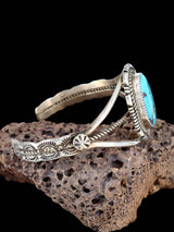 Native American Sterling Silver Turquoise Cuff Bracelet
