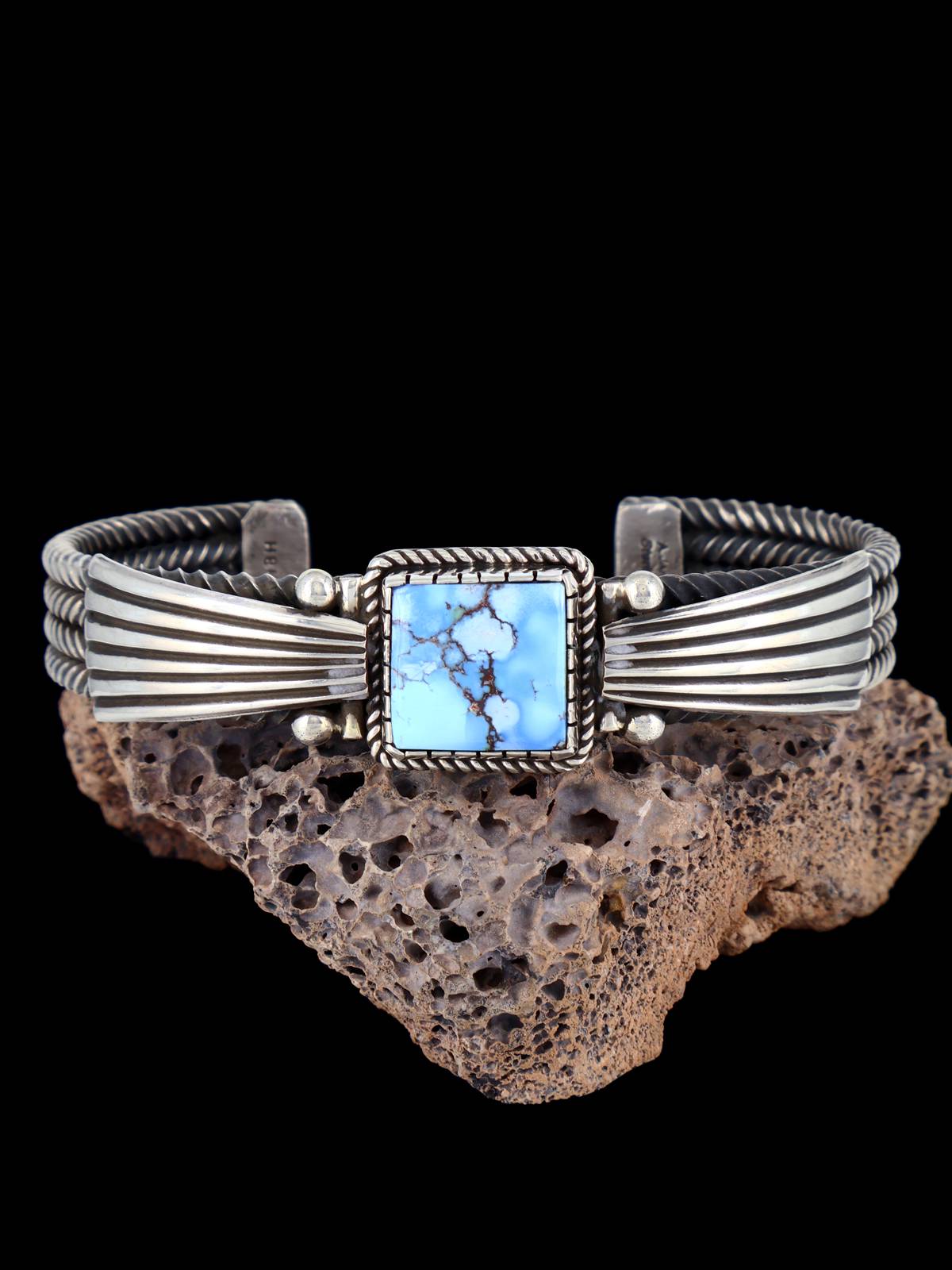 Joyería Nativa Americana Sonora Oro Pulsera Turquesa