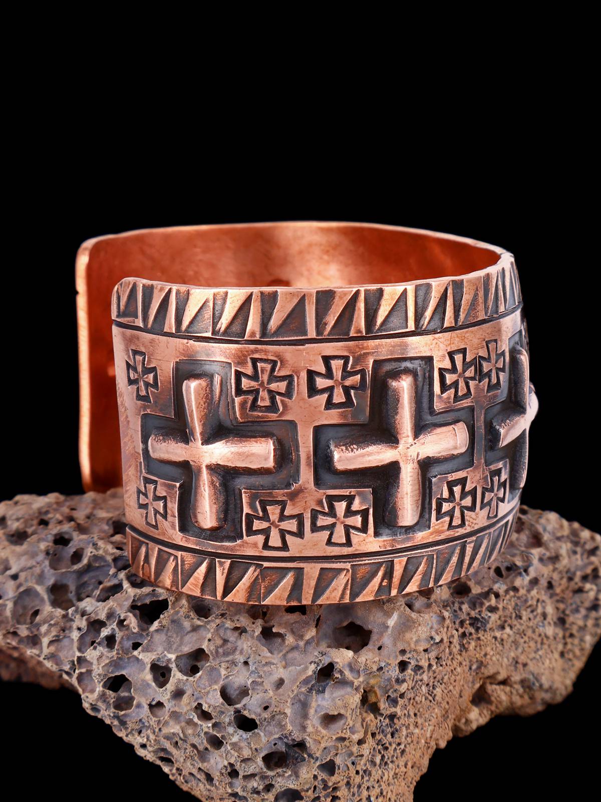Native American Copper Cuff Bracelet