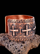 Native American Copper Cuff Bracelet