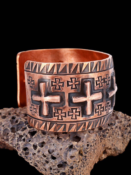 Native American Copper Cuff Bracelet