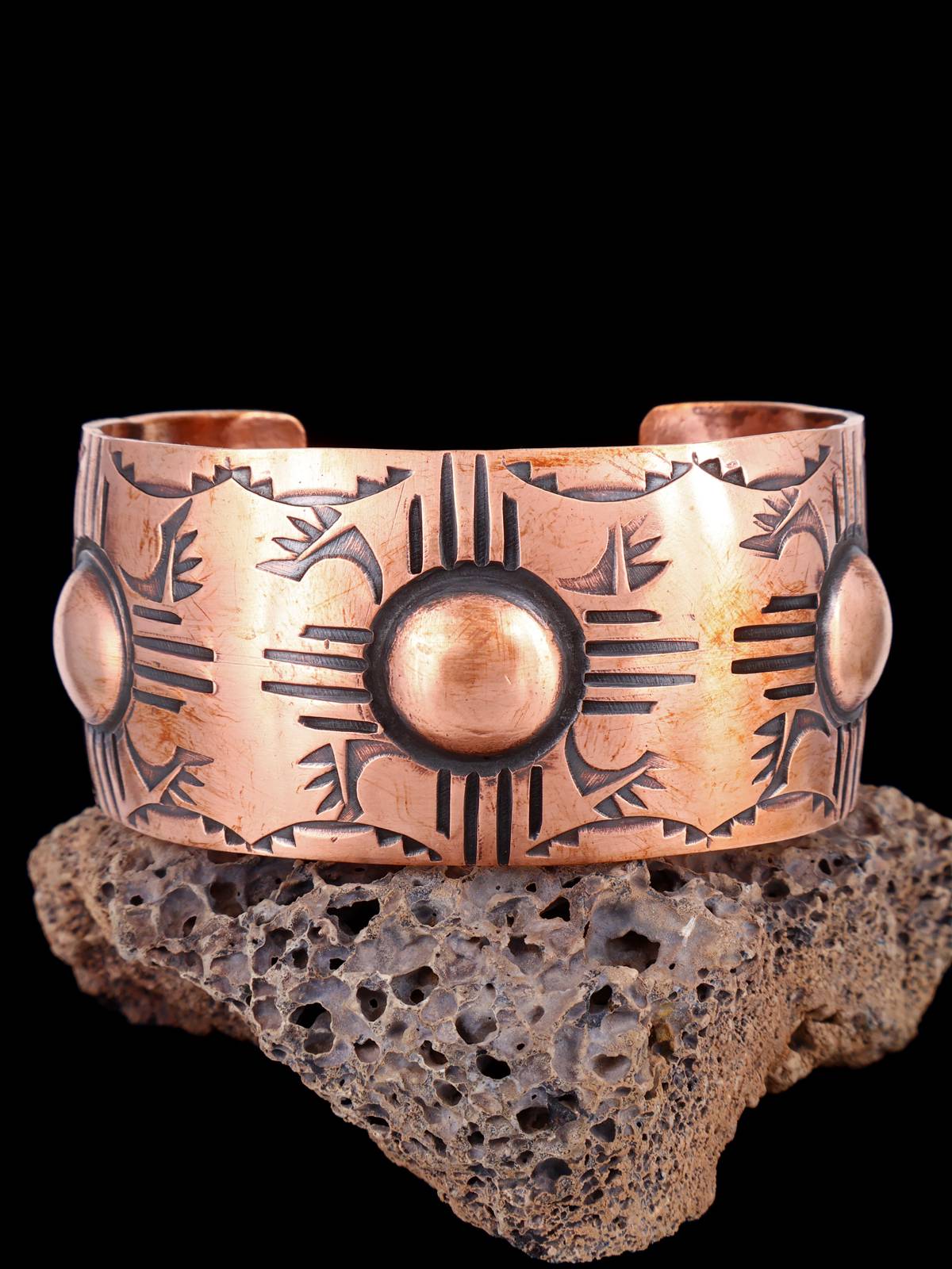 Native American Copper Cuff Bracelet