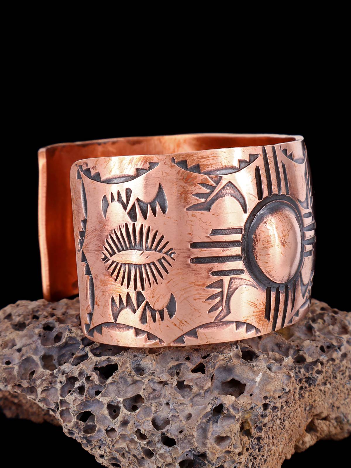 Native American Copper Cuff Bracelet