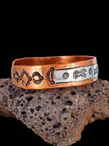 Navajo Sterling Silver and Copper Cuff Bracelet - PuebloDirect.com