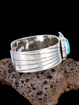 Pulsera Navajo de Plata de Ley y Turquesa