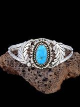 Pulsera Navajo de Plata de Ley y Turquesa