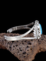 Pulsera Navajo de Plata de Ley y Turquesa