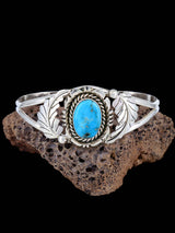 Navajo Sterling Silver Turquoise Cuff Bracelet
