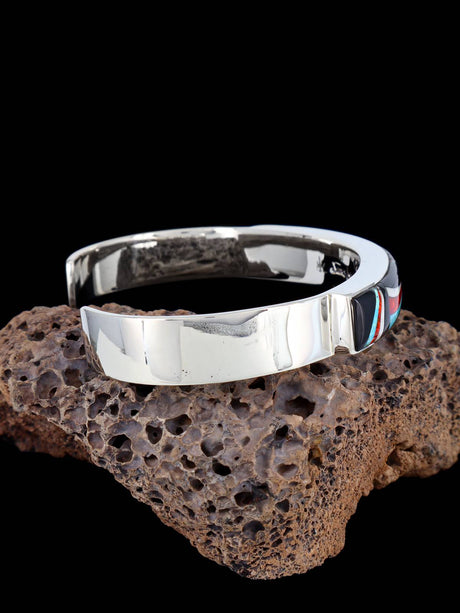 Native American Jewelry Mosaic Inlay Cuff Bracelet