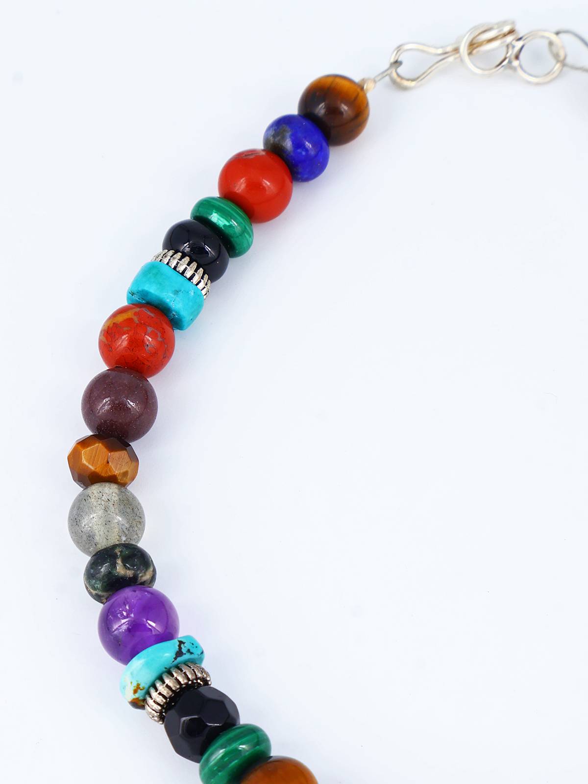 Navajo Multi Stone Single Strand Beaded Bracelet