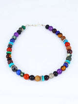 Navajo Multi Stone Single Strand Beaded Bracelet