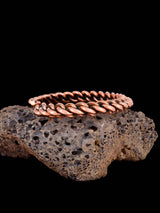 Native American Jewelry Braided Copper Cuff Bracelet
