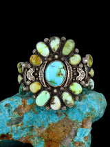Native American Jewelry Palomino Variscite Cuff Bracelet