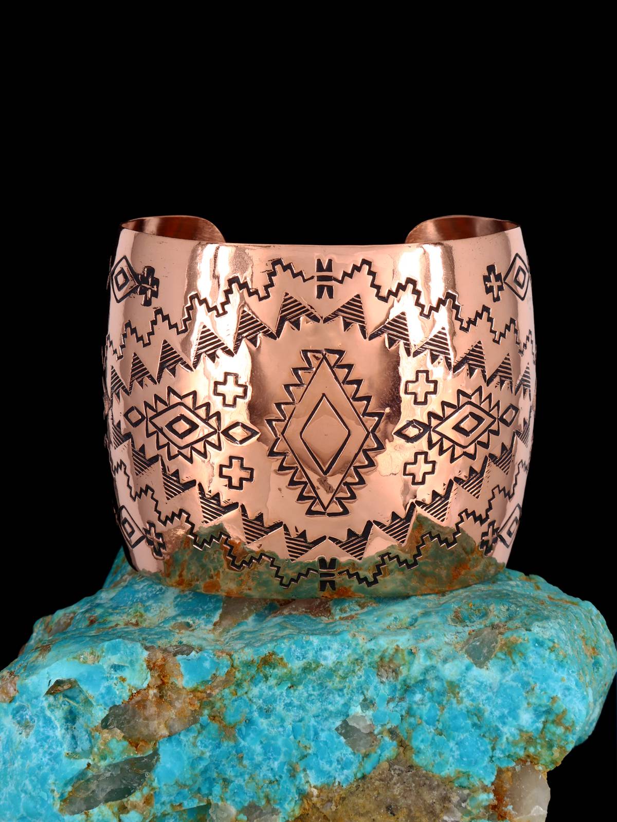 Native American Copper Cuff Bracelet