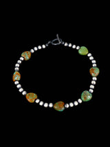 Bijoux indiens amérindiens Bracelet perlé turquoise