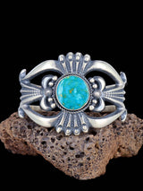 Navajo Emerald Valley Turquoise Sterling Silver Cuff Bracelet