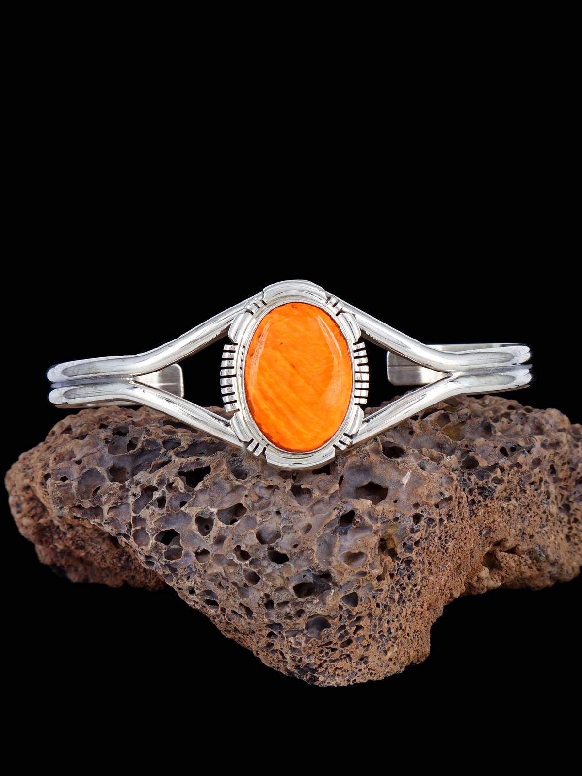 Pulsera de ostra espinosa de joyería nativa americana