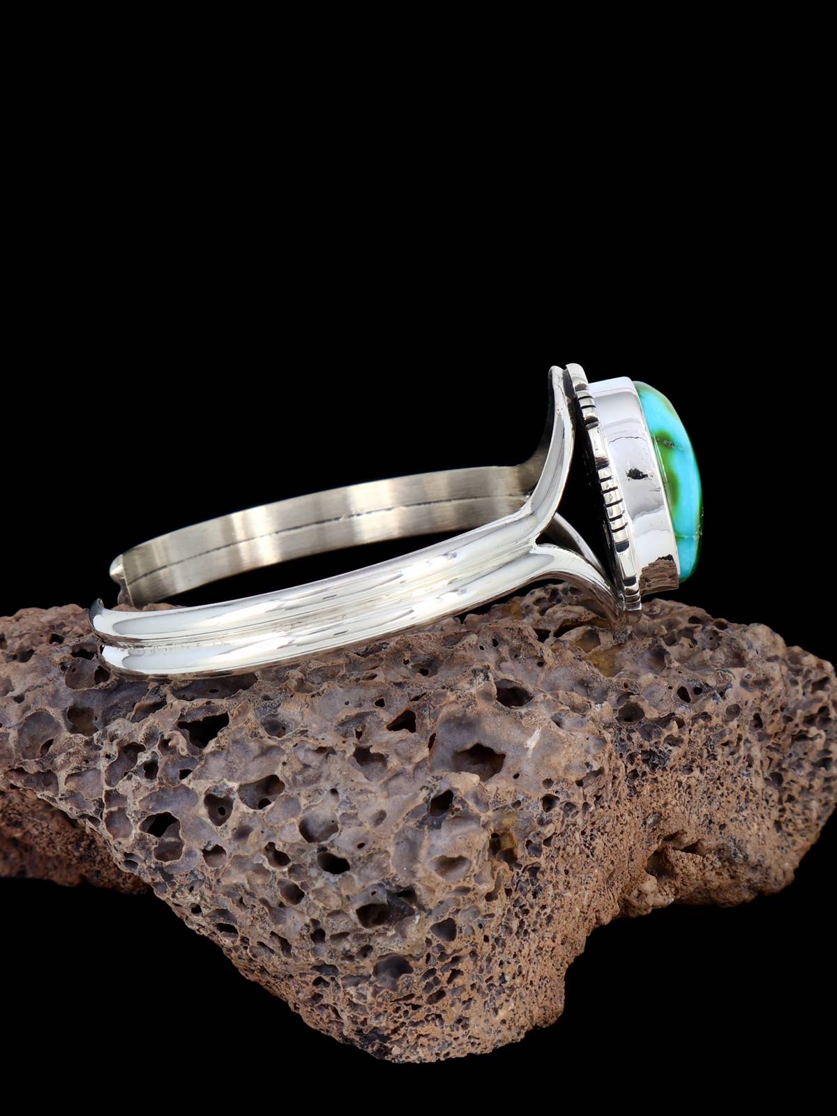 Native American Jewelry Sonoran Gold Turquoise Cuff Bracelet