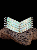 Pulsera con incrustaciones de turquesa Zuni nativo americano