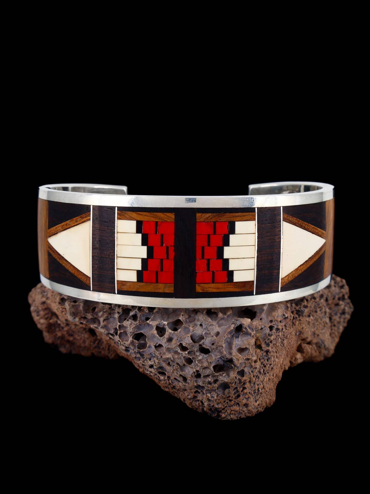 Pulsera con incrustaciones de adoquines turquesas #8 de nativos americanos