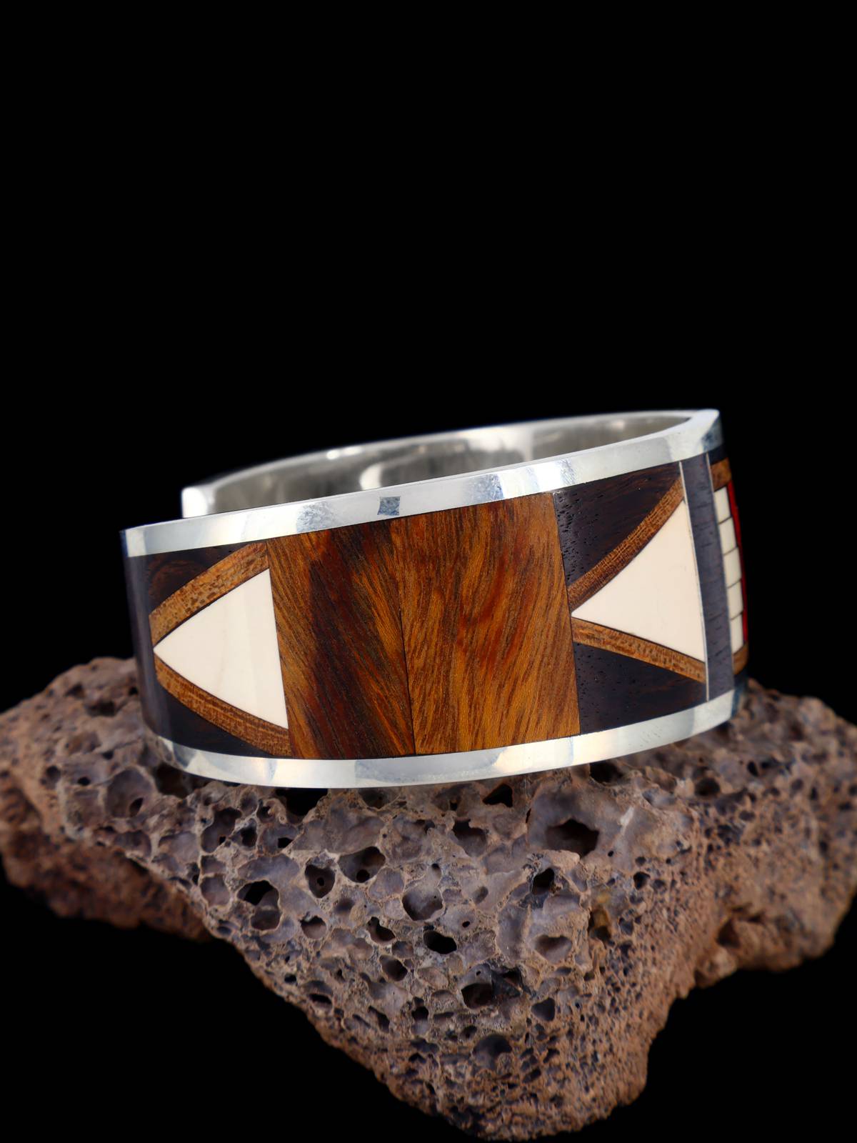 Pulsera con incrustaciones de adoquines turquesas #8 de nativos americanos