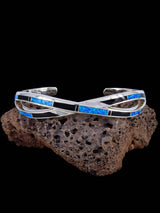 Pulsera con incrustaciones de adoquines turquesas #8 de nativos americanos