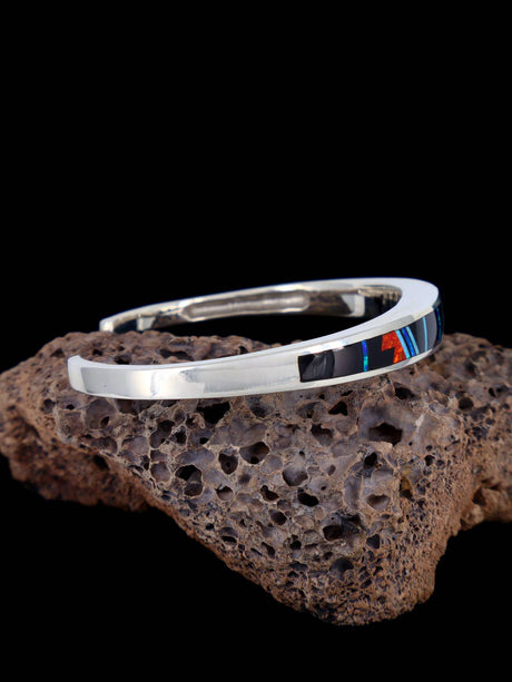 Pulsera con incrustaciones de adoquines turquesas #8 de nativos americanos
