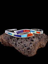 Pulsera con incrustaciones de adoquines turquesas #8 de nativos americanos