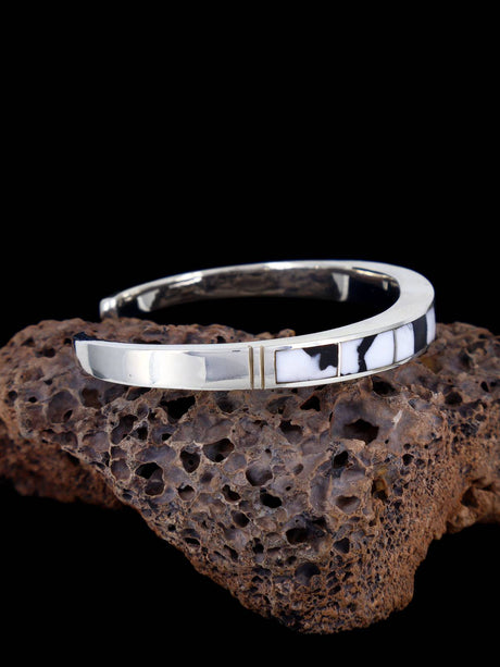 Pulsera con incrustaciones de adoquines turquesas #8 de nativos americanos