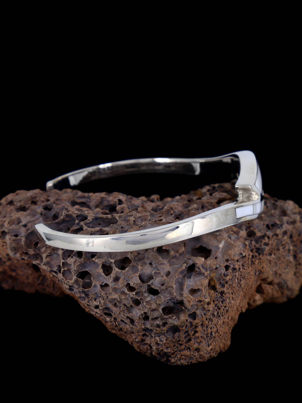Pulsera con incrustaciones de adoquines turquesas #8 de nativos americanos