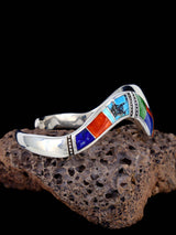 Pulsera con incrustaciones de adoquines turquesas #8 de nativos americanos