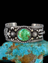 Native American Jewelry Sonoran Gold Turquoise Cuff Bracelet