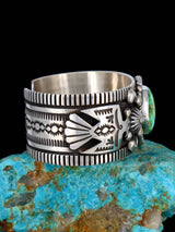 Native American Jewelry Sonoran Gold Turquoise Cuff Bracelet