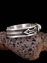 Navajo Jewelry Bracelet manchette en argent sterling avec onyx noir
