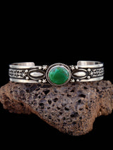 Native American Sterling Silver Royston Turquoise Cuff Bracelet