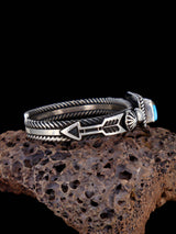Bijoux amérindiens Bracelet Sonora doré turquoise