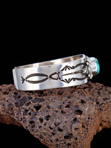 Native American Jewelry Sonoran Gold Turquoise Cuff Bracelet
