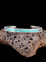 Native American Zuni Turquoise Inlay Bracelet